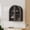 black, variant on Home Wall Cabinet, 24" Wood Medicine Cabinets, Modern Wall-Mounted Storage Cabinet with Glass Doors & Adjustable Shelves, Over The Toilet Storage, Wall Cabinets for Bathroom Kitchen Living Room