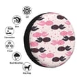 thumbnail image 4 of Naloa pink fish hearts Tire Cover Wheel Protectors Tyre Covers Weatherproof Wheel Covers Universal Fit for Trailer Rv SUV Truck Camper Travel Trailers-17 inch, 4 of 6