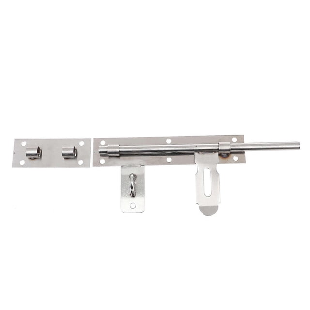 Metal Sliding Bolt Lock Barrel Bolt Door Latch Anti-Theft Security Solution For Homes And Warehouses 24.5x9.7x1.5cm 1Set