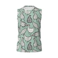 thumbnail image 6 of Lsque Retro Rooster4 Print Men's Cotton Blend Sleeveless Muscle Shirts (S-3XL)- Moisture Wicking, Odor Protection, UPF 30+,XX-Large, 6 of 8