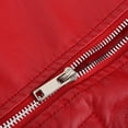 thumbnail image 6 of AZoiNM Women's Faux Leather Motorcycle Jacket, Lace-Up Side Zip Biker Coat, Cropped PU Leather Moto Jacket with Lapel, Long Sleeve Fall Outerwear, 6 of 13