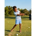 thumbnail image 6 of BemeyourBBs Toddler Baby Boys Summer Clothes Golf Outfits Golf Letter Embroidery Striped Short Sleeve Button Down Collar Shirt Tops and Pockets Shorts Set, 6 of 9