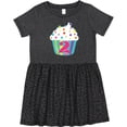 thumbnail image 3 of Inktastic 2nd Birthday Cupcake Girls Toddler Dress, 3 of 5