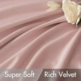 thumbnail image 4 of Baby Pink Velvet Curtains 90 inches - Luxury Blackout Curtains for Bedroom Living Room Thermal Insulated Super Soft Window Drapes Rod Pocket & Back Tab, W52 x L90 inches, 2 Panels, 4 of 7
