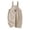 Khaki, variant on Kids Jumpsuit (3-4Years) Solid Color Loose Casual Fashion with Bear Patch Corduroy Overalls Pink Size 3T