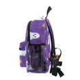 thumbnail image 4 of FORMRS School Backpack with Front Zippered Pocket 12" Student Travel Daypack, Halloween Purple Ghosts, 4 of 6