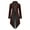 Red, variant on Men's Long Sleeve V-Neck Overcoat Mid-Length Coat Solid Color Comfy Halloween Turndown Suede Tuxedo Stage Costume Jacket Coat