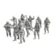 thumbnail image 1 of Kit de 11 piezas de modelos de alemanes a escala 1/64, figuras de personas en miniatura, juego de juguetes de resina únicos para aficionados,, 1 of 9