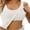 White, variant on Adeawade Tank Tops Womens Sleeveless T Shirt With Built In Bras 2026 Summer Crew Neck Camisole Plus Size Padded Workout Tops Elegant Wear White Xl