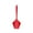 Red, variant on HONITANO Silicone Ice Scoop Red 1Set 12.97X4.32X1.57in