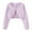 Purple, variant on GYRATEDREAM Toddler Baby Girls Long Sleeve Shrug Knit Cardigan Crop Kids Bolero Dress Sweater Solid Color Shawl Cover Up for 1-8 Years