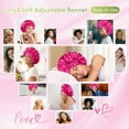 thumbnail image 4 of Satin Tie Bonnet Standard Hot Pink, 4 of 6