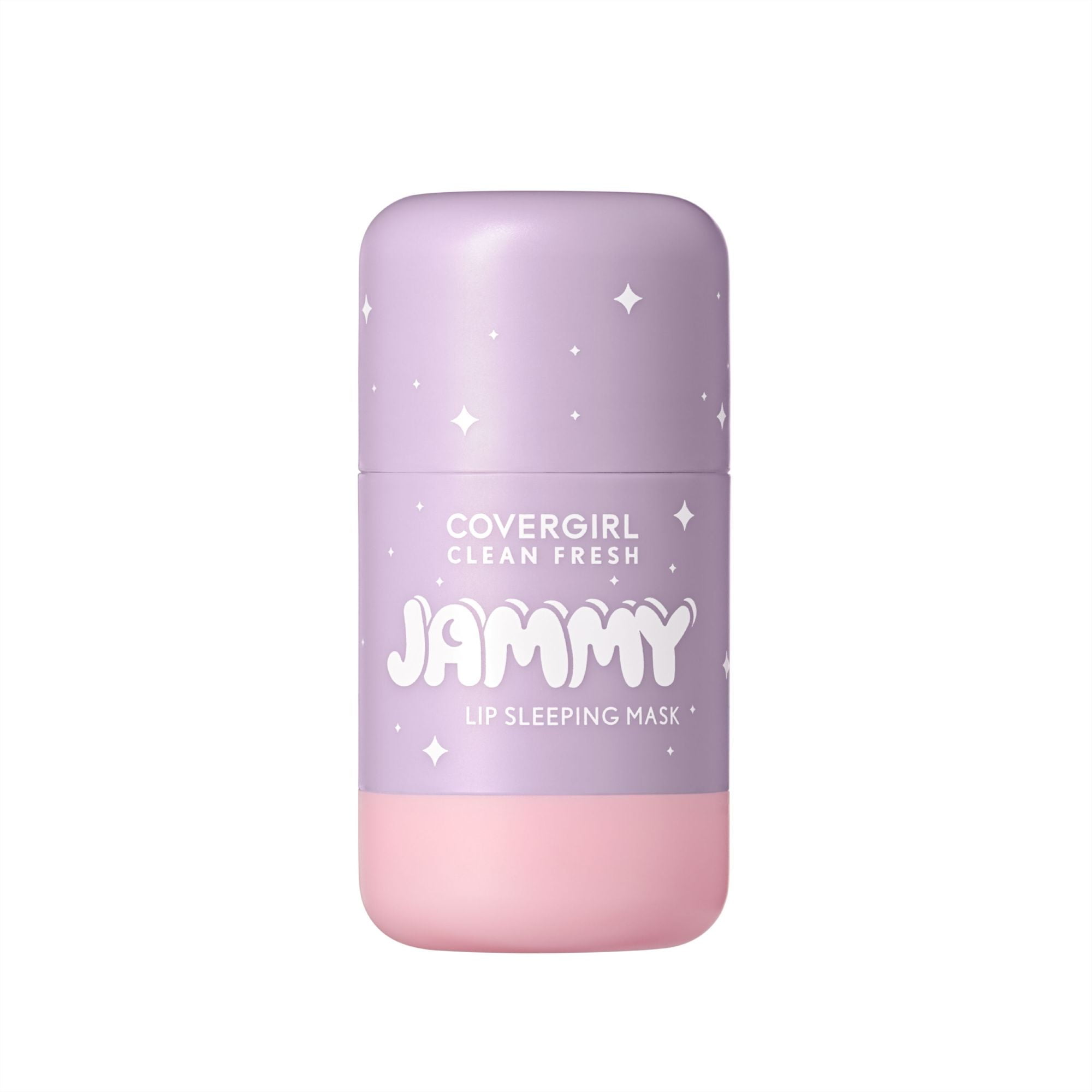COVERGIRL Clean Fresh Jammy Mask, 10 Whipped Lavender, Lip Mask – With Avocado and Grape Seed Oils – Creamy Vegan Formula, No-Touch Applicator
