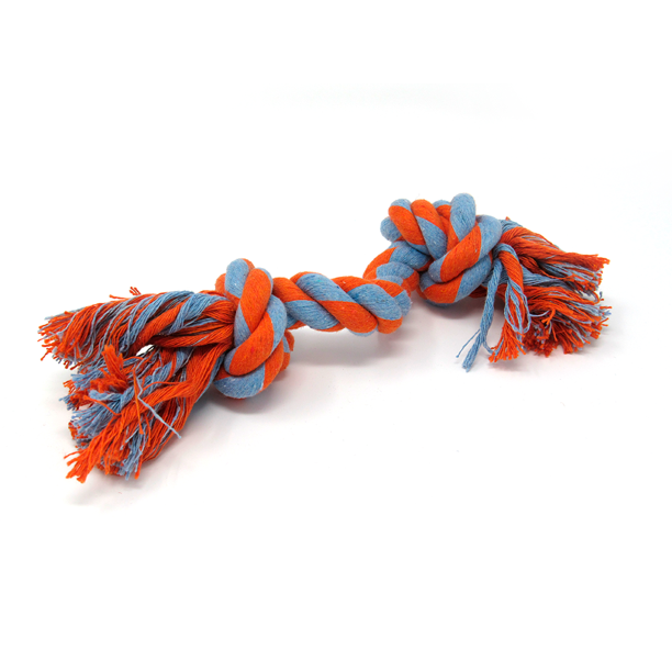 Woof! Prime 2 Knots Rope Toy For Dogs Aggressive Chewers 7" Walmart
