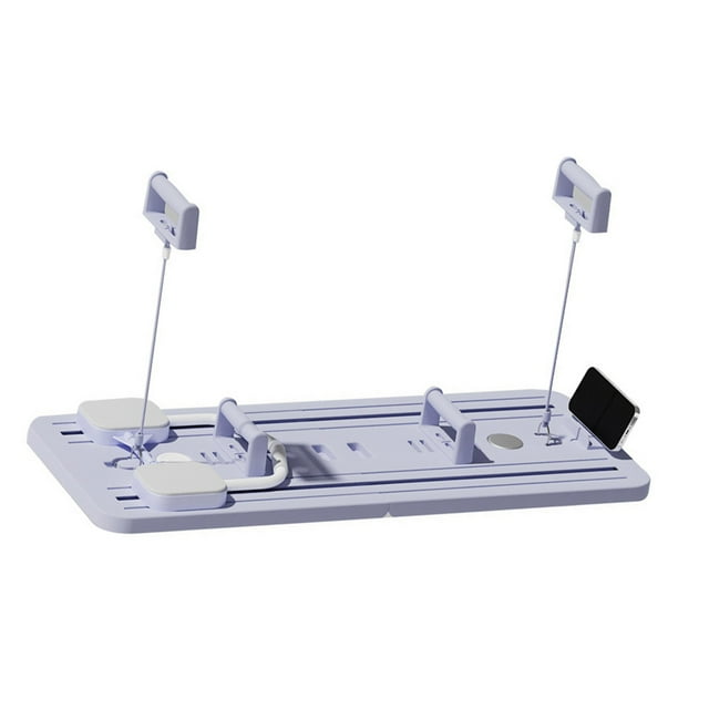 Tabla de Realce 4 en 1, Rueda AB, Equipo de Abrenamiento abdominal múltiple con coderas y temporizador, mácina de eJercio abdominal