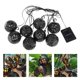 thumbnail image 3 of Luces de bola de cadena solar LED al aire libre impermeable blanco cálido decoración de patio de jardín 8 LED Zulema luces decorativas de cadena, 3 of 8