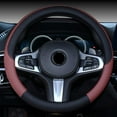 thumbnail image 1 of Universal Non slip D-shaped Round Breathable Car Steering Wheel Cover Lot U5, 1 of 1