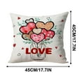thumbnail image 2 of RKSTN Housses de Coussin de la Saint-Valentin 18x18 Housse de Coussin Décorative Rouge Housse de Coussin, 2 of 5