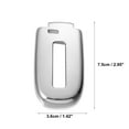thumbnail image 4 of TPU Key Fob Cover Case for Jeep Grand Cherokee 14-21 Key Fob Shell Protector Keyless Remote for Smart Key Holder Silver Tone, 4 of 6