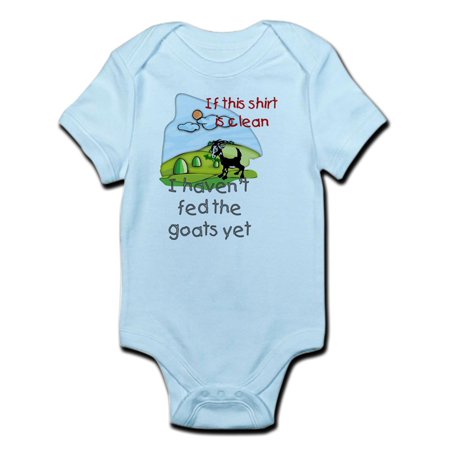 Baby Goat Leather - CafePress - Haven't Fed Goats Yet Infant Bodysuit - Baby Light Bodysuit