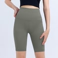 thumbnail image 6 of AHTJRT High Waist Capri Pants for Women Stretch Tummy Cotnrol Buttery Soft Knee Length Leggings Workout Active Dance Yoga Bottoms Green#03 XXL, 6 of 6