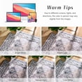 thumbnail image 2 of Balacho Floral Mosaic Boho Patchwork Quilted Faux Wool Area Rug, 5' x 8', Gray, 2 of 8