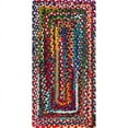 thumbnail image 3 of RugPal Braided Slin Collection Area Rug 2'7"x4' Hearth - Multi, 3 of 5