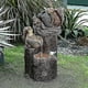 thumbnail image 3 of Estatua de resina con fuente de ardilla solar, escultura de agua a presión para decoración de jardín, 3 of 4