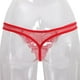 thumbnail image 5 of Braguitas de encaje y licra para mujer, de tela suave y con un aspecto atractivo. rojo, 5 of 7