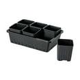 thumbnail image 4 of oshhni Planter Box Reusable Vegetable Planting Box Seedling Pot for Balcony Kitchen 6 Grid, 4 of 9