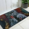 thumbnail image 2 of ONETECH Cute Cat Kitchen Floor Mat Dog Doormat Absorbent Welcome Entrance Doormat 19.68*47.24 in, 2 of 6
