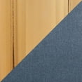 thumbnail image 2 of LumiSource Gold Steel, Blue Fabric Pebble Chair - Set of 2, 2 of 8
