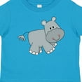 thumbnail image 4 of Inktastic Cute Smiling Baby Hippo Boys or Girls Toddler T-Shirt, 4 of 5