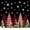 Black, variant on Manfei Christmas Tree Twin Sheets,Reindeer Design Bedding,1 Flat Sheet,1 Fitted Sheet and 1 Pillowcase