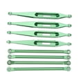 thumbnail image 2 of Upper Lower Suspension Links, Exquisite Bright Color High Strength RC Suspension Links Set  for 1/8 RC Car Silver Color,Green,Blue, 2 of 7
