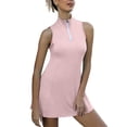 thumbnail image 1 of Vestido multicolor de tenis y yoga para mujer - Elástico y de secado rápido - 2 en 1 con bolsillos - Fitness antiexposición, 1 of 5