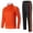 Orange, variant on 2 Piece Men's Side Striped Tracksuit Sets Zip-up Stand Collar Jackets Relaxed Fit Pants Fall Running Workout Activewear M-5XL