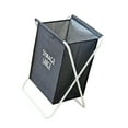 thumbnail image 1 of Cesto de ropa plegable para ropa sucia, organizador negro, 1 of 8