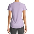 thumbnail image 3 of No Boundaries Juniors Short Sleeve Brushed V-Neck T-Shirt, 3 of 6