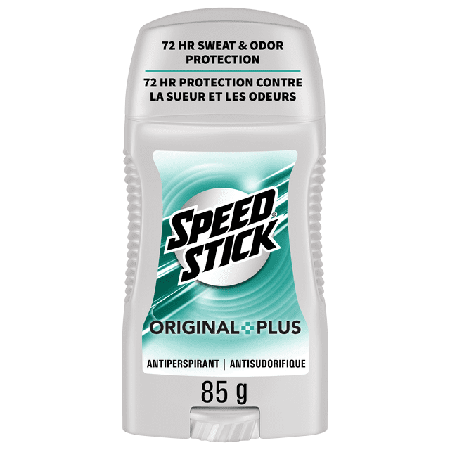 Speed Stick Antiperspirant Deodorant for Men, Original Plus, 85 g Stick