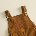 thumbnail image 6 of Cjfdfy Toddler Baby Girls Christmas Overalls Outfit Merry Christmas Embroidery Sleeveless Bell Bottom Romper Kids Cute My First Christmas Fall Winter Outfit  6M-4Y, 6 of 9