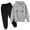 1-Dark Gray, variant on Gaexia Girls Fall Outfits Size 10-12 ,Girls Casual Outfits 2 Piece Fashion Printed Hoodie With Soft Pants Playful And Bottoms Comfy Daily Wear For Toddler Youth