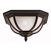 Kichler Lighting 9848RZS 2 Light Outdoor Flush Mount in Rubbed Bronze,