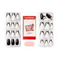 thumbnail image 3 of KISS TOM BACHIK x imPRESS Medium Coffin Press-On Nails, Black & White, 30 Pieces, 3 of 8