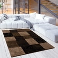 thumbnail image 2 of eRug Outlet Montage Collection Modern Abstract Area Rug Large (8x11 feet) - 7'9" x 10'9", Brown, 2 of 6