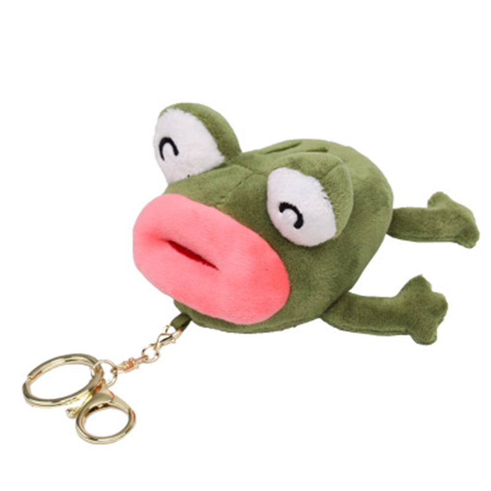 Leaf the Frog Plush Keychain