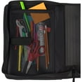 thumbnail image 3 of fafa-Zipper Binder, 2 Inch 3 Ring Binder, 6-Pocket Expanding File, Durable, Black (72536), 3 of 4