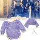 thumbnail image 4 of Atrezos Para Niños, Mono Baby Photography Mono Photo Props Hat Lace Outfit Costume Set Para NewbornLight Purple ANGGREK Otros, 4 of 8