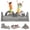Gray, variant on 16PCS Modular Kids Play Couch Versatile Toddler Sofa Bed with Washable Covers Convertible Foam Sofa for Playroom Bedroom Creative Fort Building Set for Boys & Girls