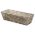 thumbnail image 2 of Home Decorative Wooden 14 Inch Ledge Planter - Brown, 2 of 4
